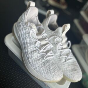 White Nike Lebron 15